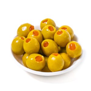 olivas manzanillas rellenas de pimiento