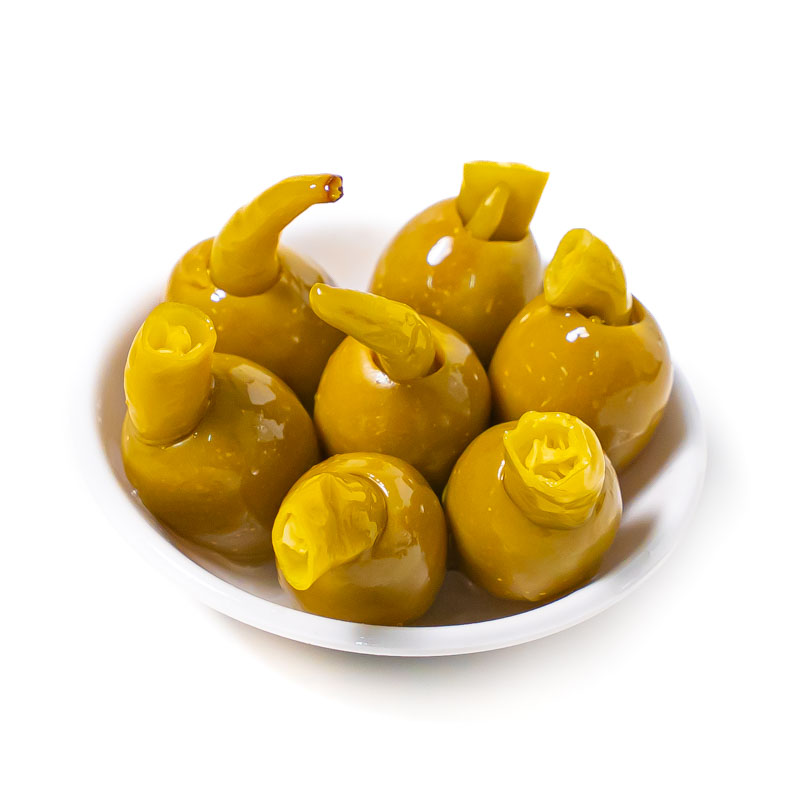 Aceitunas Gordal Rellenas de Guindilla